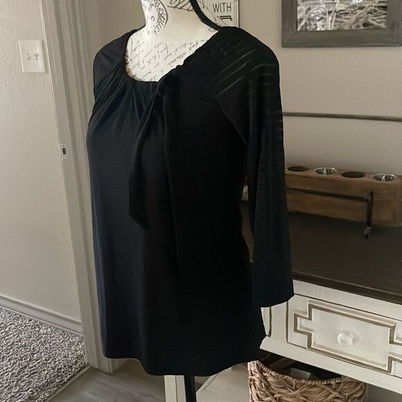 SMALL Black Atelier 29 Blouse NWT - Picture 3 of 5